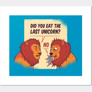 Funny Lions Posters and Art